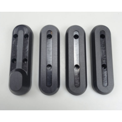 Husa de piuliță - Set de decupare față și spate pentru Xiaomi M365, 1S, Pro2 și M365 Pro Xiaomi - 1 Capac piuliță - Kit de ornam
