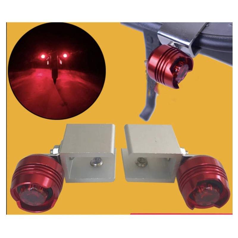 Kit de luzes de aviso traseiras.  - 7 Kit de luzes de aviso traseiras.
Instale um kit extra de luzes de advertência traseiras
Ki