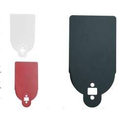 Supporto per installare il numero di licenza o un adesivo riflettente  - 1 Supporto per installare il numero di licenza o un ade