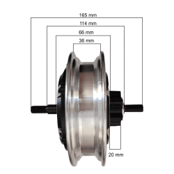 Moteur arrière 48v 500w pour Kugoo M4, Ovex Z1 plus ou autres modèles. moteur générique adaptatif Kugoo - 2 Installez ce moteur 