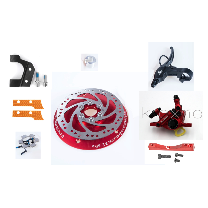 Kit de freio a disco traseiro Monorim MD-MXR1 Pro para motor de 350w/500w em scooter Ninebot Max G30 ou similar Monorim - 1 Kit de freio a disco traseiro Monorim MD-MXR1 Pro para motor de 350w/500w em scooter Ninebot Max G30 ou similar Monorim - 1