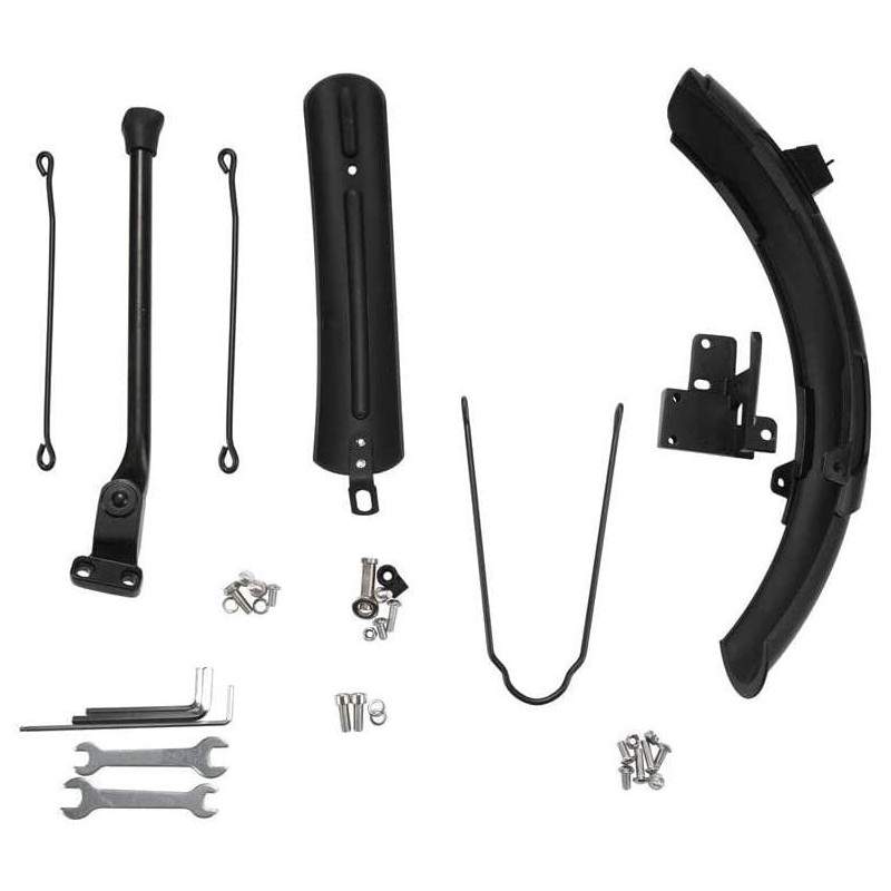 Front and rear fender kit with kickstand included for Xiaomi QiCycle EF1 Monorim - 1 
Complete fender kit with kickstand for Qic