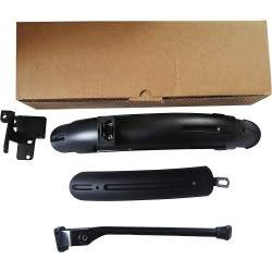 Kit de guarda-lamas dianteiro e traseiro com suporte incluído para Xiaomi QiCycle EF1 Monorim - 5 Kit completo de para-choque co