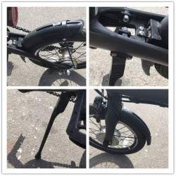 Front and rear fender kit with kickstand included for Xiaomi QiCycle EF1 Monorim - 7 
Complete fender kit with kickstand for Qic