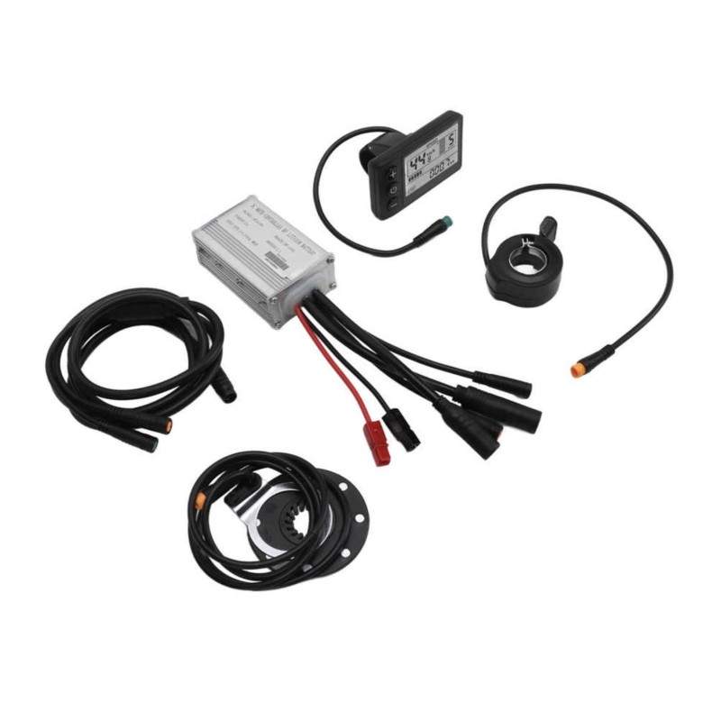 Kit controller completo impermeabile per bici elettrica con display a pannello S866 in versione 36v e 48v KROXNE - 1 Kit control
