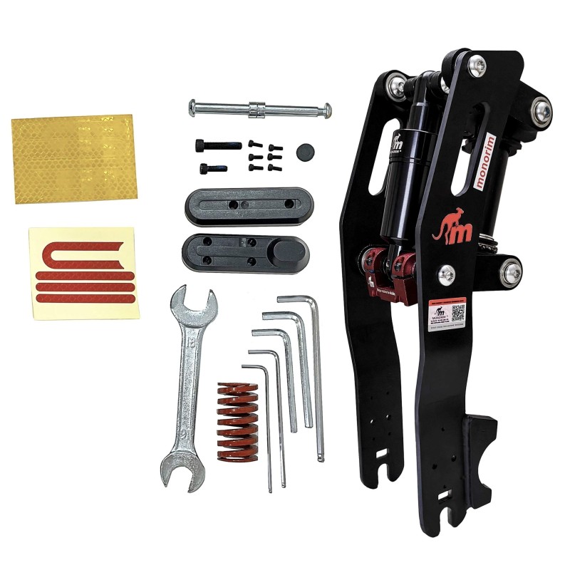 Suspensão dianteira Monorim MF2 para Ninebot Segway F2, F2E, F2 Pro, F2 Plus ou similar Monorim - 2 Suspensão dianteira Monorim MF2 para Ninebot Segway F2, F2E, F2 Pro, F2 Plus ou similar Monorim - 2