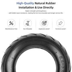 Pevná pneumatika pre elektrickú kolobežku Zero 8, Zero 9, Vsett 8, Vsett 9, Kugoo X1, Kirin G2 Pro 8,5x3 Kukirin - 5 Pevná pneum