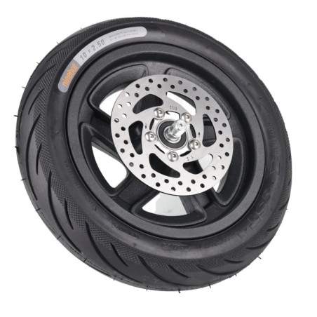 Aro dianteiro completo com disco de freio para Segway F2, F2 Plus, F2 Pro ou similar - 10x2,5 polegadas Segway - Ninebot - 1 Aro