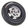 Aro dianteiro completo com disco de freio para Segway F2, F2 Plus, F2 Pro ou similar - 10x2,5 polegadas Segway - Ninebot - 1 Aro