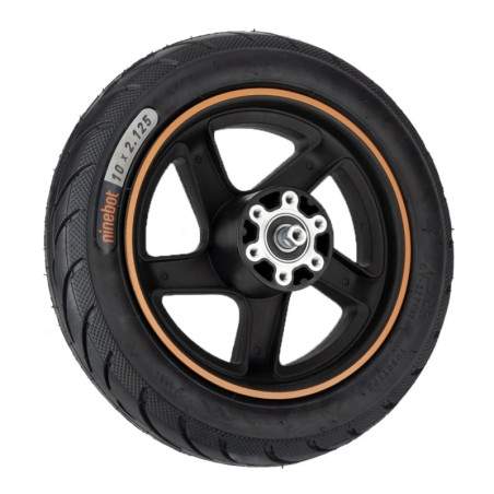 Jante com pneu para Segway Ninebot kickscooter F20, F25, F25i, F30, F40, F40i ou similar - 10x2,125 polegadas Segway - Ninebot -