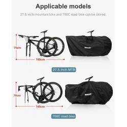 Bolsa de transporte 168cm x 85cm para mountain bike até 27,5 polegadas  - 3 Bolsa de transporte 168cm x 85cm para mountain bike 