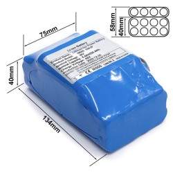 Bateria adicional externa 36v 6400mah para scooter elétrica ou bicicleta elétrica  - 2 Bateria adicional externa 36v 6400mah par