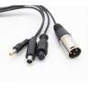 GX16 kŭm DC5,5 mm / DC8 mm / XLR / GX12 preobrazuvasht kabel za zaryadno ustroĭstvo  - 2 GX16 kŭm DC5,5 mm / DC8 mm / XLR / GX1