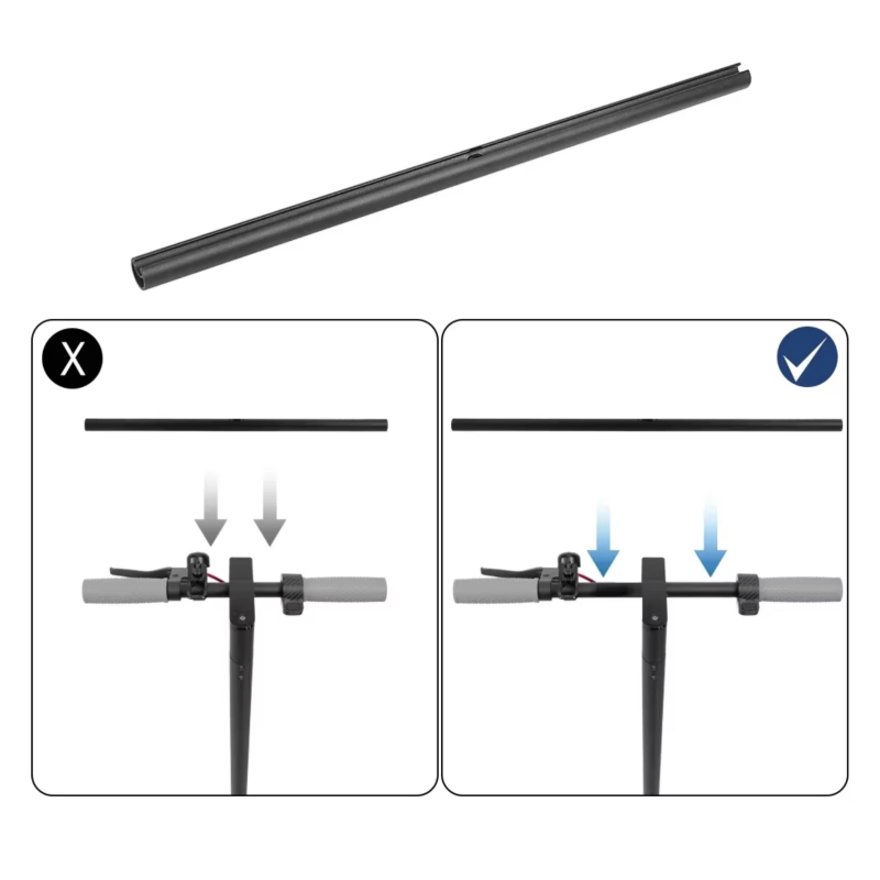 Ghidon extins de 52 cm pentru scutere electrice Xiaomi, Ninebot sau similare.  - 2 Ghidon extins de 52 cm pentru scutere electri