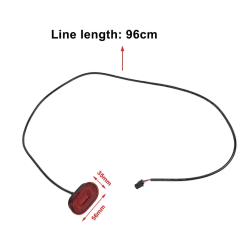 Zadniy likhtar dlya kryla Xiaomi Scooter 4 Ultra abo analohichnyy  - 3 Zadniy likhtar dlya kryla Xiaomi Scooter 4 Ultra abo anal