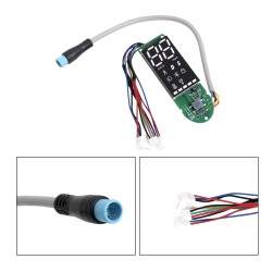 Kontrolpanel - skærm til Xiaomi Pro, Pro2, Essential med to uafhængige kabler til bremsegreb  - 3 Kontrolpanel - skærm til Xiaom