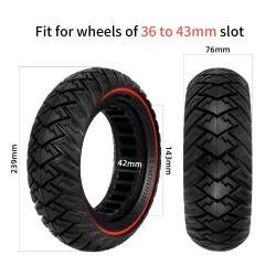 Tverda shyna 10x3 dyuyma dlya skutera Zero 10x / Dualtron / Kaabo / Kugoo / Inokim / Joyor KROXNE - 2 Tverda shyna 10x3 dyuyma d