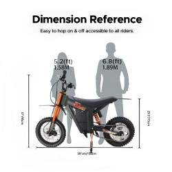 Monorim e-Moto Electric Wish007, 55 km/hod, motor 1500 Vt, akumulyator 21 Ach, rehulʹovana hidravlichna pidviska Monorim - 4 Mon