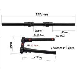 Manubrio in alluminio pieghevole a 90 gradi  - 17 Manubrio in alluminio pieghevole a 90 gradi
Manubrio facile da piegare ad un a