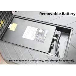 Vierwielige opvouwbare elektrische scooter met stoel voor ouderen Segway - Ninebot - 8  