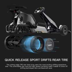 Opony driftowe do Ninebot Gokart Pro, GoKart Kit i Gokart Lamborghini - Ninebot S Max Segway - Ninebot - 5 
Kompatybilne z Nineb