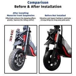 Przednie zawieszenie Monorim-ZT3 do hulajnogi elektrycznej Segway ZT3 Pro - zestaw upgrade Monorim - 7 
Kompatybilnosc: przednie
