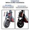 Perednyaya podveska Monorim-ZT3 dlya elektrosamokata Segway ZT3 Pro - upgrade kit Monorim - 7 
Sovmestimost: perednyaya podveska