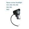 Phare avant pour Navee V25/V40/V50/V50i Pro/S40/S60/N65/N65i ou similaire - LED Navee - 3 Compatible avec Navee V25, V40, V50, V
