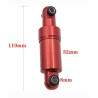 Amortecedor de molas para scooter elétrica para Smartgyro, Speedway Red 110mm/120mm KROXNE - 1  