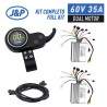 Kit med två kontroller med skärm och trigger för dubbelmotorinstallation 60v 35A (JP) KROXNE - 1  