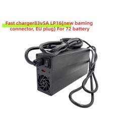 83V 5A LP-16 hurtigoplader 3-pin stik til 72V batteri DUALTRON STORM Thunder3 Thunder2 Minimotors - 1  