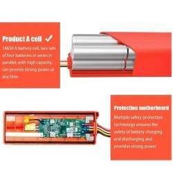 Batteria di ricambio per aspirapolvere robot Xiaomi 14,4 V per Xiaomi Roborock S55 S60 S65 S50 S51 S5 MAX S6 Xiaomi - 3  