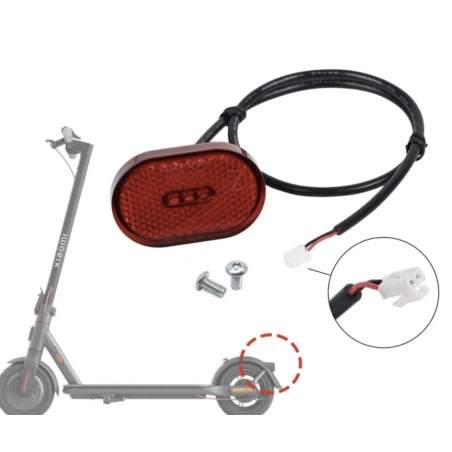 Luce posteriore per il parafango dello Xiaomi Scooter Mi 4, Mi 4 Lite o simili  - 3 Luce posteriore per il parafango dello Xiaom