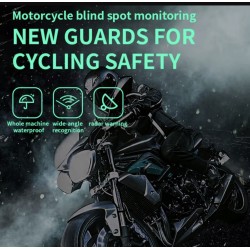 Sistema de detección de punto ciego (angulo de 130º) impermeable para patinete, bicicleta o motocicleta KROXNE - 10  