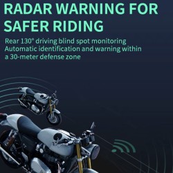 Wasserdichtes Toter-Winkel-Erkennungssystem (130º Winkel) für Roller, Fahrrad oder Motorrad KROXNE - 13  