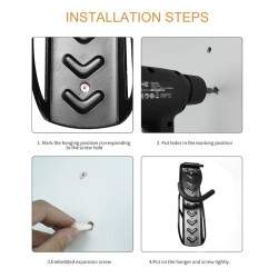 Suporte de parede para pendurar Xiaomi M365, 1S, Pro2, M365 Pro ou Ninebot Max G30 Xiaomi - 3  