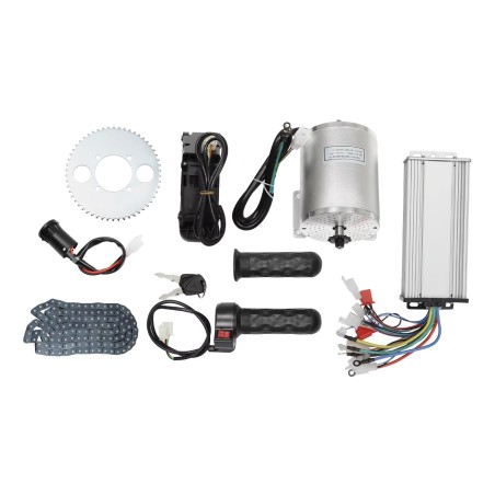 Borstelloze motorkit (controller, motor, gashendel) voor quad, scooter, fiets of motorfiets DIY 48-72v 3000w KROXNE - 1  