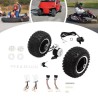 DIY-Umrüstsatz (2 Motoren, Regler und Gashebel) - Luftreifen - Go Kart, Rollstuhl KROXNE - 8  