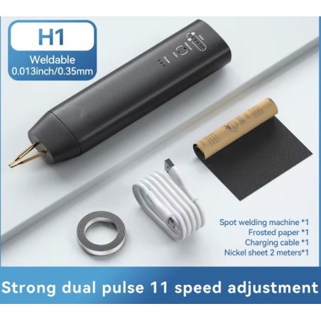 Saldatrice a punti portatile H1 con 11 e H2 con 90 modalità regolabili per batterie al litio KROXNE - 1  