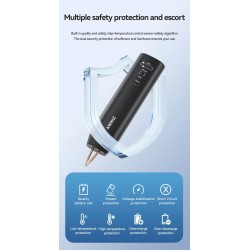 Ruchnoy tochechnyy svarochnyy apparat H1 s 11 i H2 s 90 reguliruyemymi rezhimami dlya litiyevykh batarey KROXNE - 4  