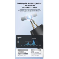 Saldatrice a punti portatile H1 con 11 e H2 con 90 modalità regolabili per batterie al litio KROXNE - 10  
