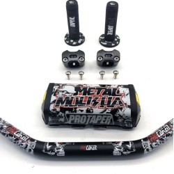 Guiador de corrida, punhos profissionais para bicicletas, quadriciclos, Quad 1-1/8" Kayo BSE CRF KLX KROXNE - 2  