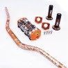 Manubrio racing, manopole professionali per moto, ATV, Quad 1-1/8" Kayo BSE CRF KLX KROXNE - 6  